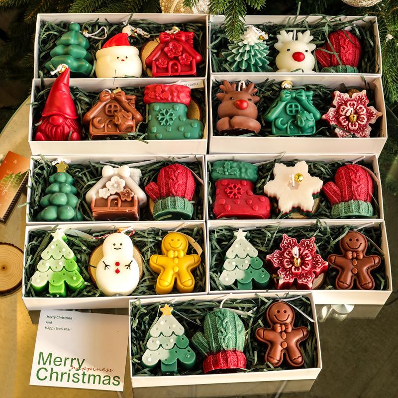 🕯️Cute Festive Scented Candles | Handmade Christmas Gift Set - Aromatherapy & Perfect Holiday Decor(Buy 2 Get 10% OFF)