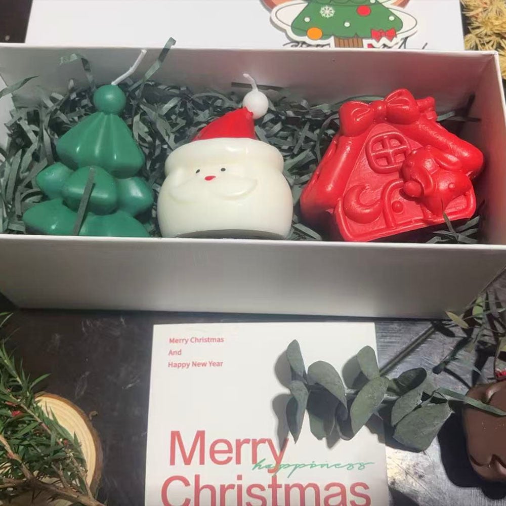 🕯️Cute Festive Scented Candles | Handmade Christmas Gift Set - Aromatherapy & Perfect Holiday Decor(Buy 2 Get 10% OFF)